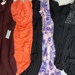 6 Dresses Sz Med Predictable Package “Mystery Box”